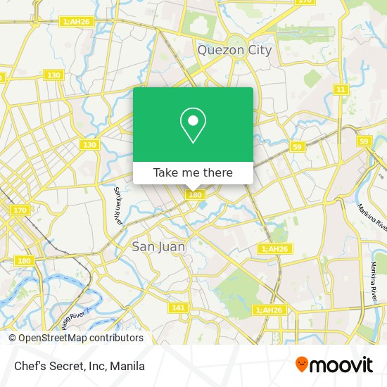 Chef's Secret, Inc map