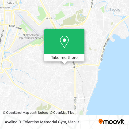 Avelino D. Tolentino Memorial Gym map