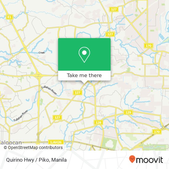 Quirino Hwy / Piko map