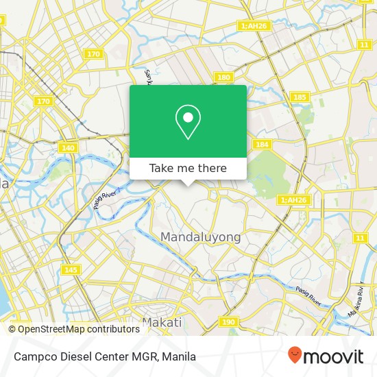 Campco Diesel Center MGR map