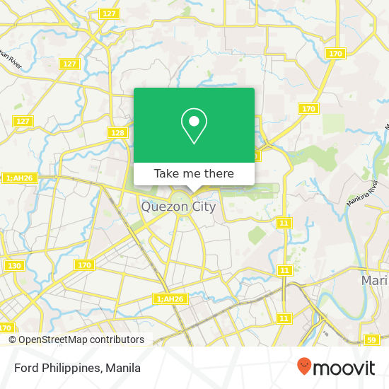 Ford Philippines map