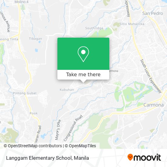 Langgam Elementary School map