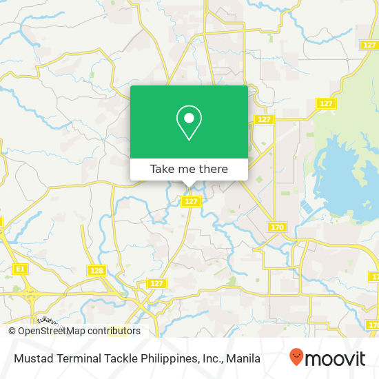 Mustad Terminal Tackle Philippines, Inc. map