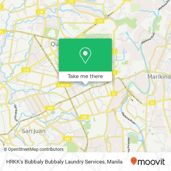 HRKK's Bubbaly Bubbaly Laundry Services map