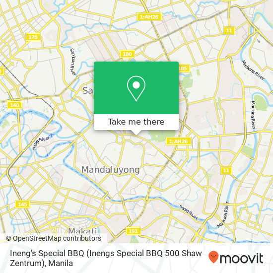 Ineng's Special BBQ (Inengs Special BBQ 500 Shaw Zentrum) map