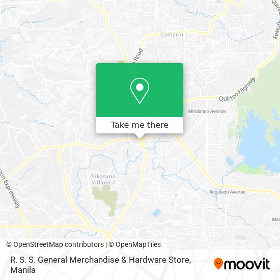 R. S. S. General Merchandise & Hardware Store map