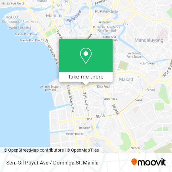 Sen. Gil Puyat Ave / Dominga St map