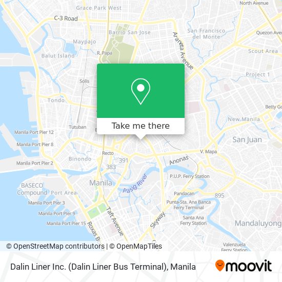 Dalin Liner Inc. (Dalin Liner Bus Terminal) map