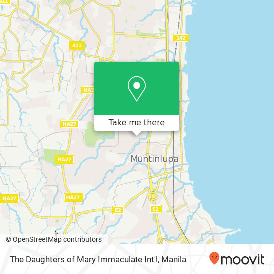 The Daughters of Mary Immaculate Int'l map