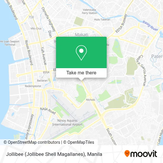 Jollibee (Jollibee Shell Magallanes) map