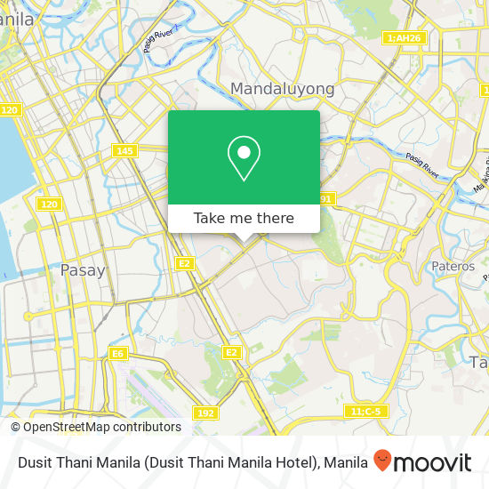 Dusit Thani Manila map