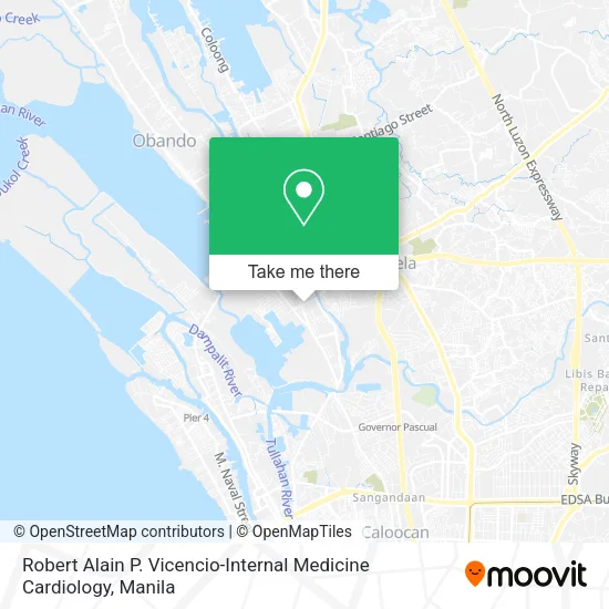 Robert Alain P. Vicencio-Internal Medicine Cardiology map