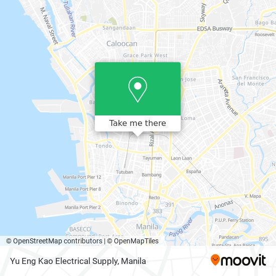 Yu Eng Kao Electrical Supply map