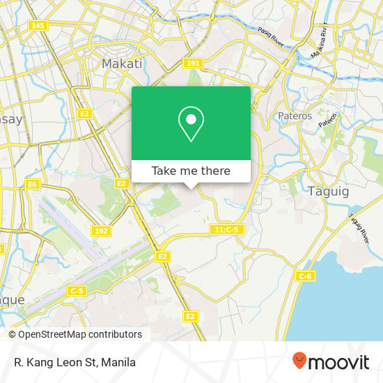 R. Kang Leon St map