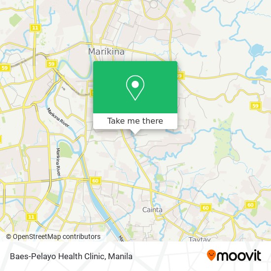 Baes-Pelayo Health Clinic map