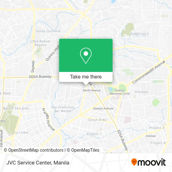 JVC Service Center map