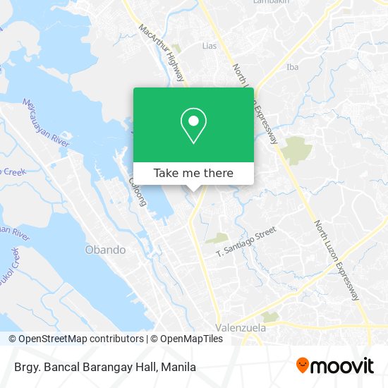 Brgy. Bancal Barangay Hall map