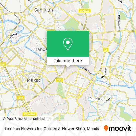 Genesis Flowers Inc Garden & Flower Shop map