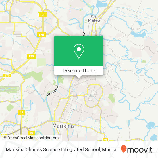 Marikina Charles Science Integrated School map