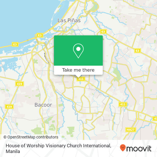 House of Worship Visionary Church International map