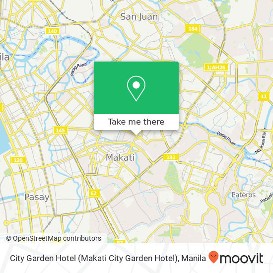 City Garden Hotel map