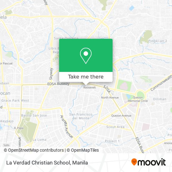 La Verdad Christian School map