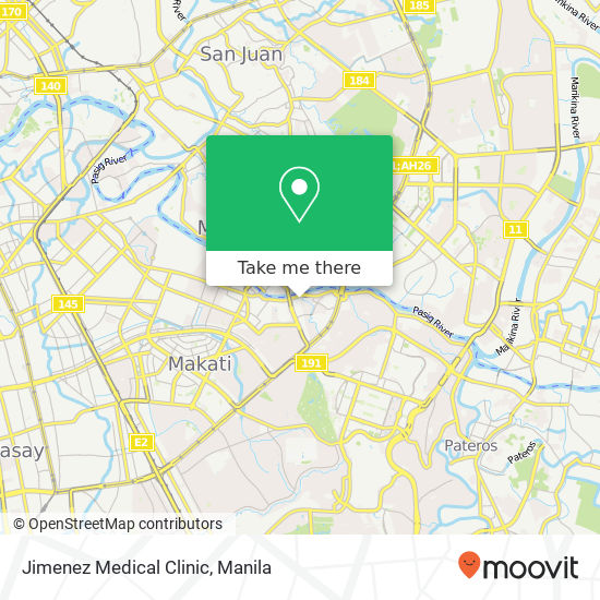 Jimenez Medical Clinic map