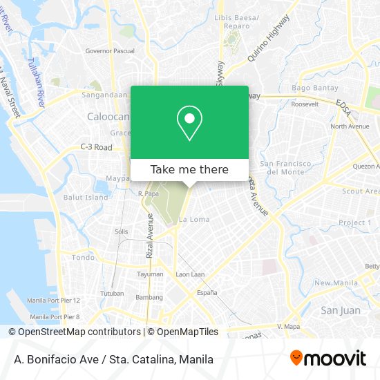 A. Bonifacio Ave / Sta. Catalina map