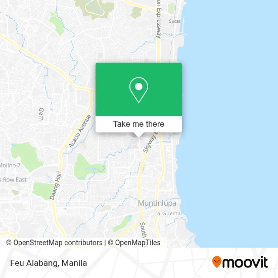 Feu Alabang map