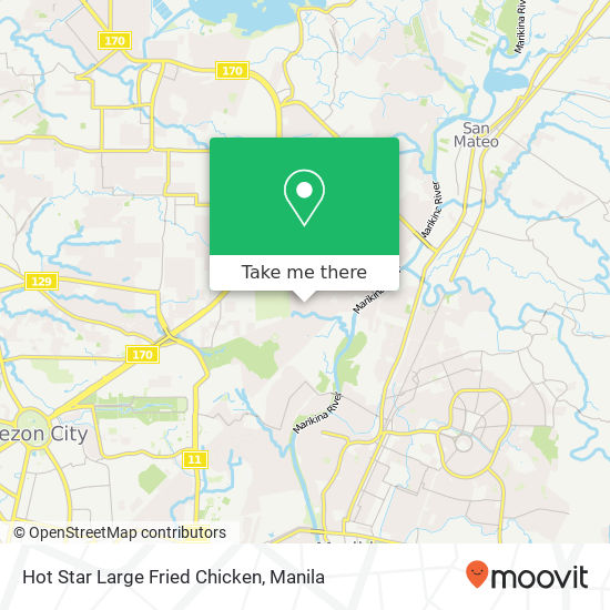 Hot Star Large Fried Chicken map