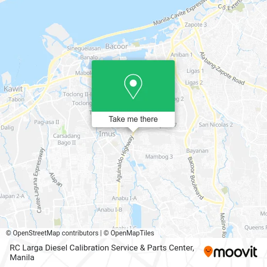 RC Larga Diesel Calibration Service & Parts Center map