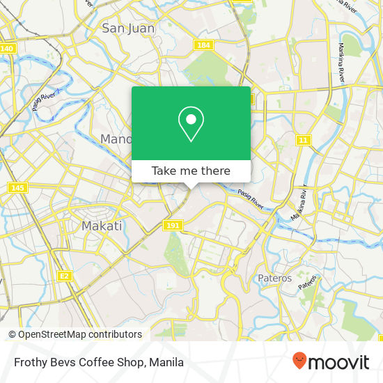 Frothy Bevs Coffee Shop map