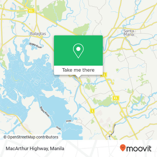 MacArthur Highway map