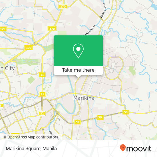 Marikina Square map