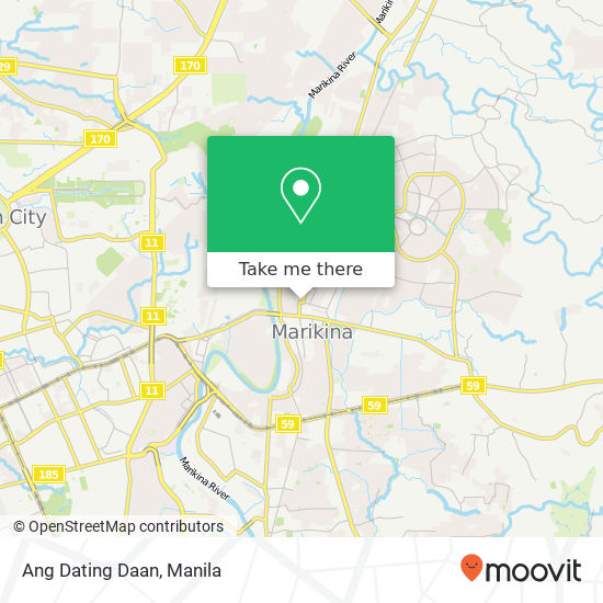 Ang Dating Daan map