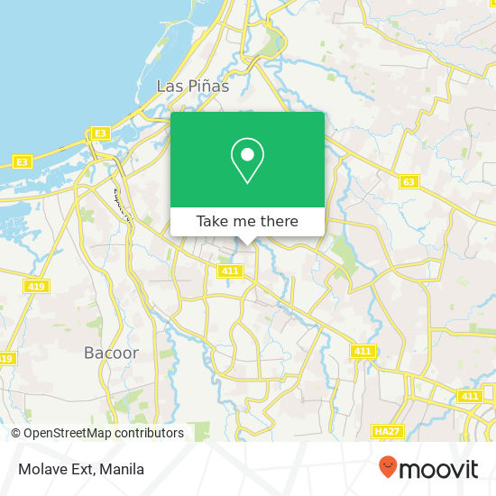 Molave Ext map
