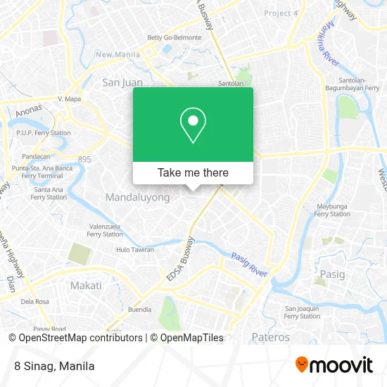 8 Sinag map