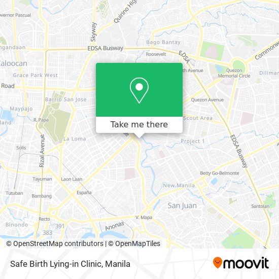 Safe Birth Lying-in Clinic map