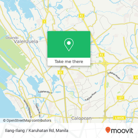 Ilang-Ilang / Karuhatan Rd map