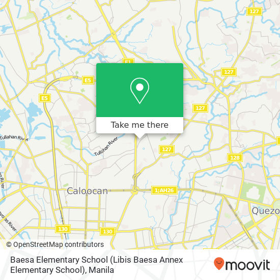 Baesa Elementary School (Libis Baesa Annex Elementary School) map