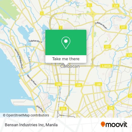 Bensan Industries Inc map