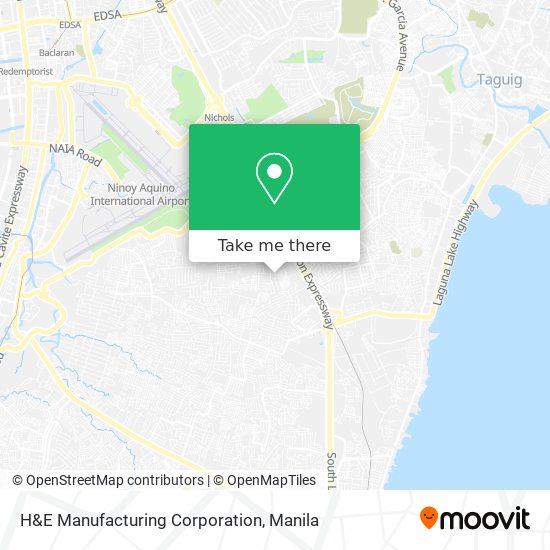 H&E Manufacturing Corporation map