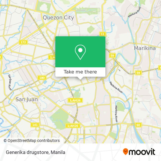 Generika drugstore map