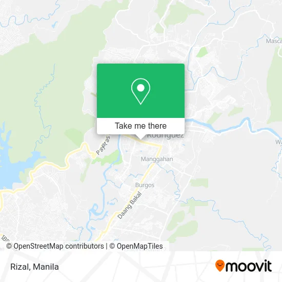 Rizal map