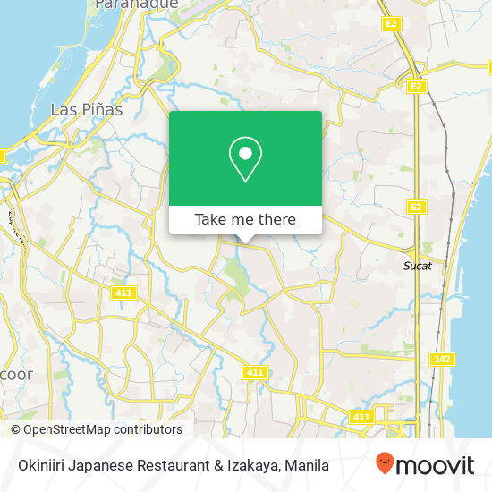 Okiniiri Japanese Restaurant & Izakaya map
