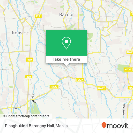Pinagbuklod Barangay Hall map