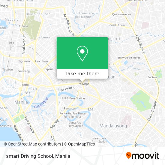 smart Driving School map