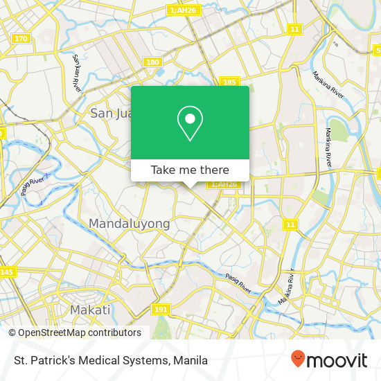 St. Patrick's Medical Systems map