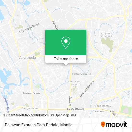 Palawan Express Pera Padala map