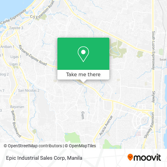Epic Industrial Sales Corp map